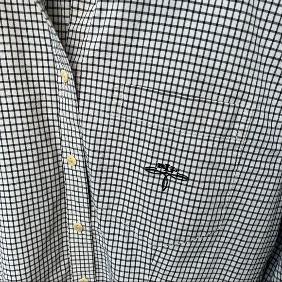 Lauren Ralph Lauren Checkered Monogramed Button Down Boys Shirt Sz S - Picture 3 of 11